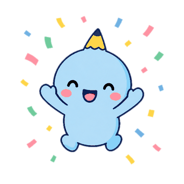 お祝いしているケイ